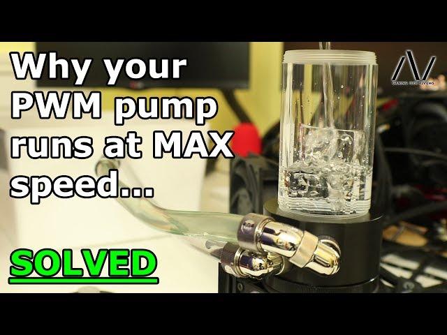 Why your PWM runs at MAX speed...