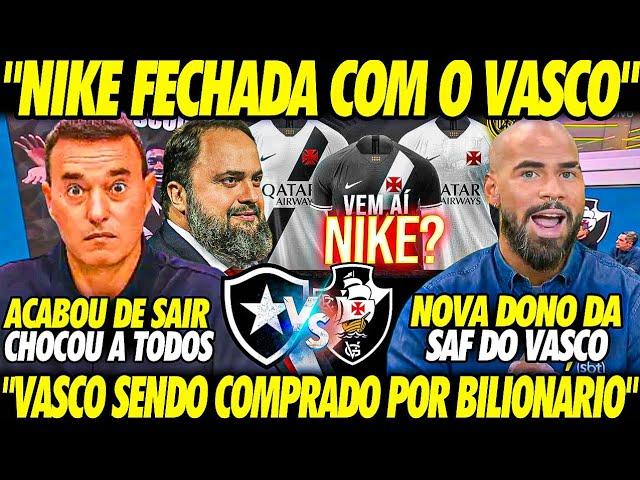 VASCO VENDIDO a BILIONÁRIO! NIKE FECHADA COM o VASCO para 2025! AGORA o VASCO VIRA uma POTÊNCIA!