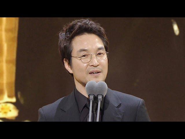 Han Suk Kyu, 한석규, 영예의 대상 '검은 도화지' 특별한 수상소감 @2016 SAF 연기대상 1부 20161231