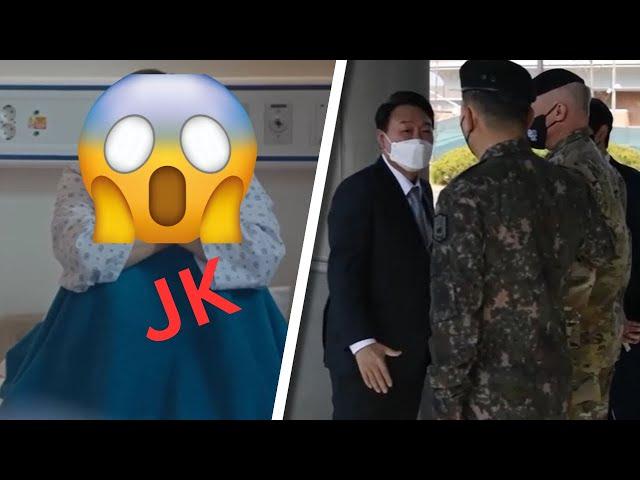 BTS JIMIN and JUNGKOOK are BULLYED! PRESIDENT comes to the MILITARY and DOES this!