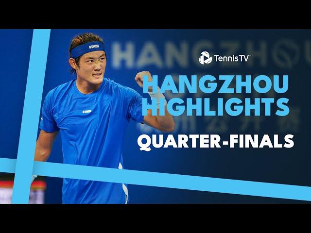 Cilic Takes On Uchiyama; Zhang, Bu & Nakashima Play | Hangzhou 2024 Quarter-Final Highlights