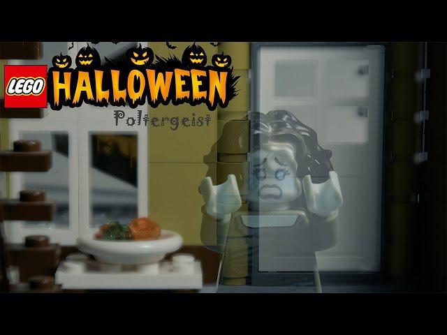 Lego Halloween Poltergeist - Stop Motion Animation | Brickslook #lego