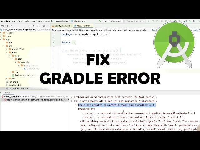 How to Fix Gradle Error in Android Studio | Could not resolve com.android.tools.build:gradle:7.4.1