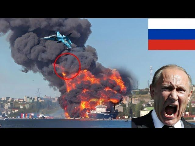 UNEXPECTED BATTLE NEAR CRIMEA! UKRAINIAN F-16s attack Russian carrier naval group!