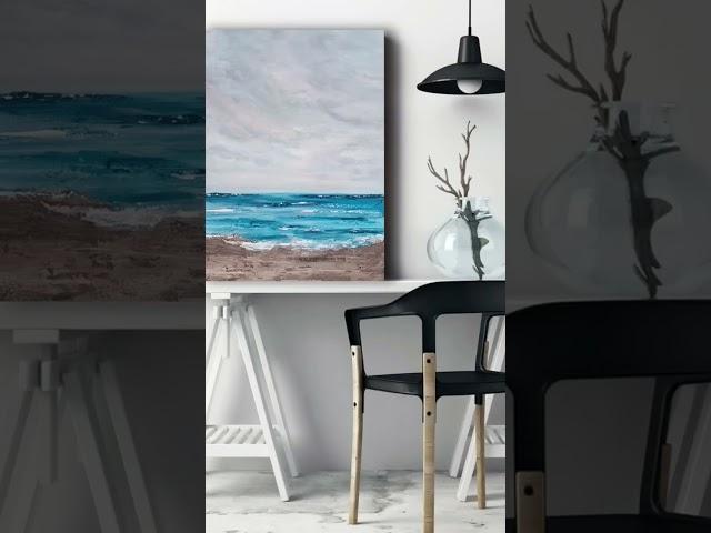 "Морской бриз" картина в наличии, мой Инстаграм @k.t.v.art #canvaspainting #картиныназаказ #море