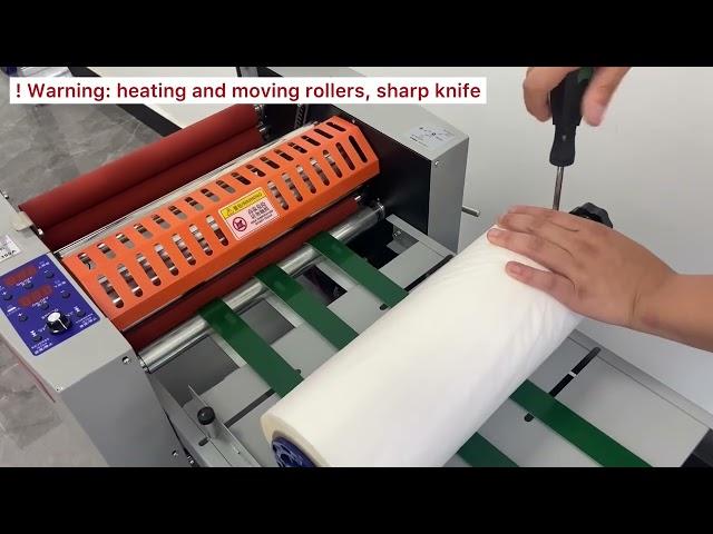 Sysform Neo-390A Belt Feed Roll Laminator - Tutorial