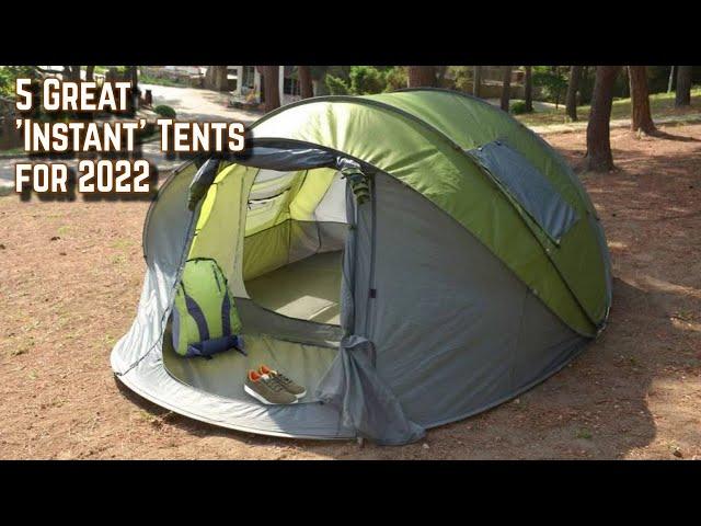 5 of the Best "Instant" Tents for 2022. Super Fast and Easy Setup.