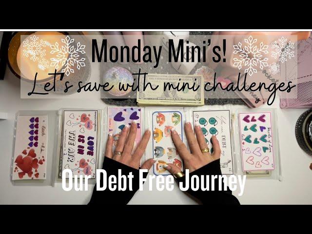 MONDAY MINI SAVINGS CHALLENGES | PAYING OFF DEBT WITH SAVINGS CHALLENGES | #debtfreejourney