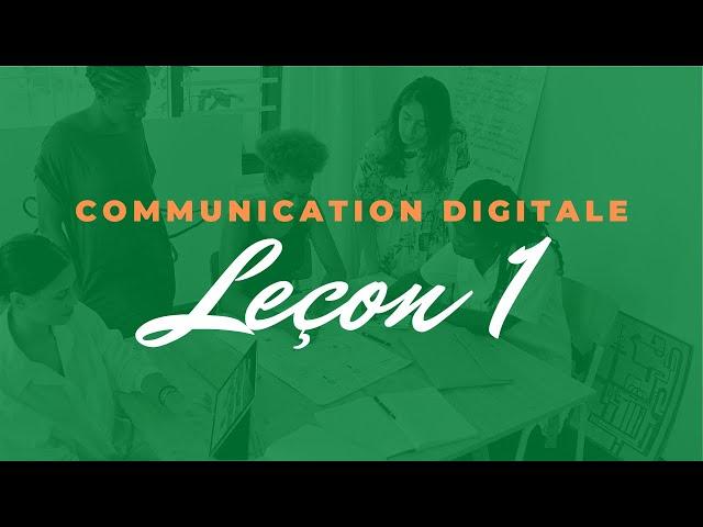 Communication Digitale Introduction