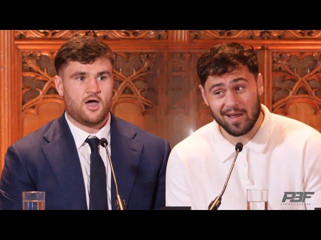 "HE GAVE ME A PASTING!" - JOHNNY FISHER VS DAVE ALLEN PRESS CONFERENCE • USYK VS FURY 2 UNDERCARD