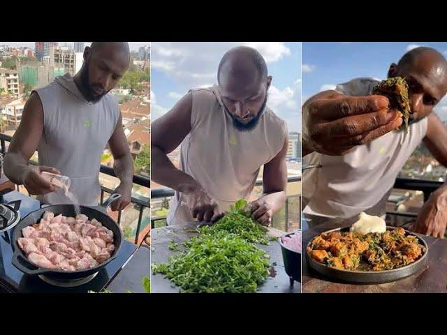 How to cook Omena and Ugali spinach with Dennis ombachi