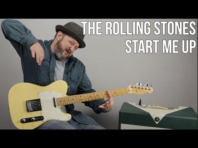 How to Play "Start Me Up" by The Rolling Stones on Guitar