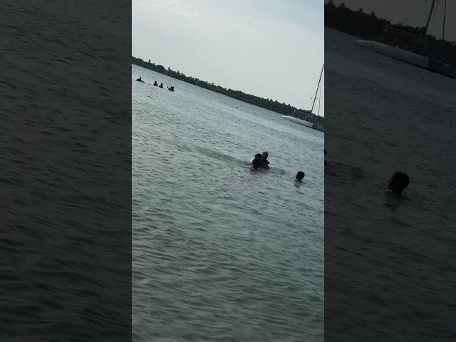 Srilankan beach pasiquda fun with kids