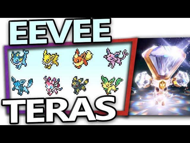 Which Eevee has the best Tera Moveset? Pokemon Scarlet and Violet