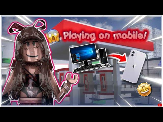 Playing on mobile for the first time in ROBLOX BADDIES! 