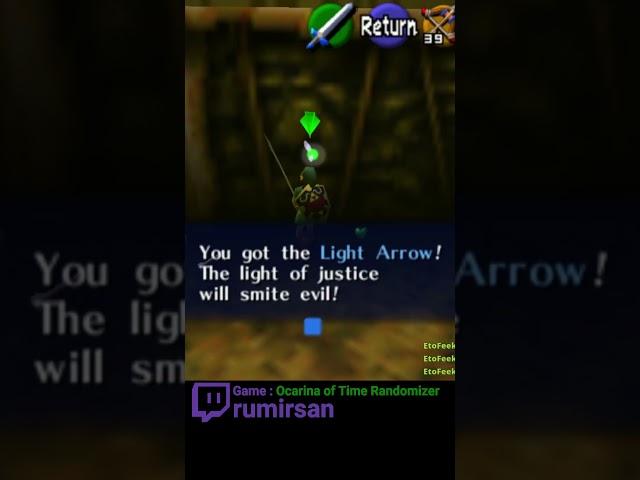 Late Game reached, gonna slap Ganon now #shorts #ootr #oot #zelda #randomizer #n64 #ocarinaoftime