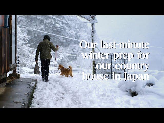 What we did to get our countryside house in Japan ready for winter