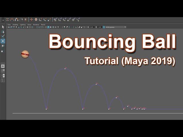 Bouncing Ball - 3D Animation Tutorial (Maya 2019)