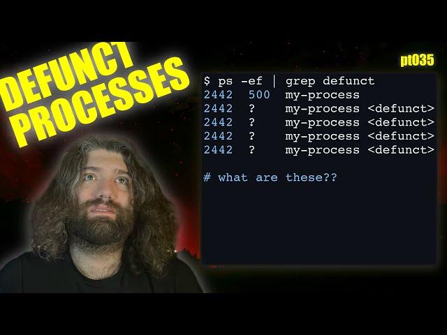 Zombie Processes Explained - How to kill *defunct* programs - You Suck at Programming #035