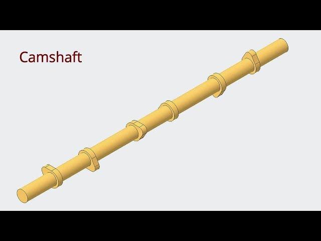  Camshaft || Creo Parametric Tutorial