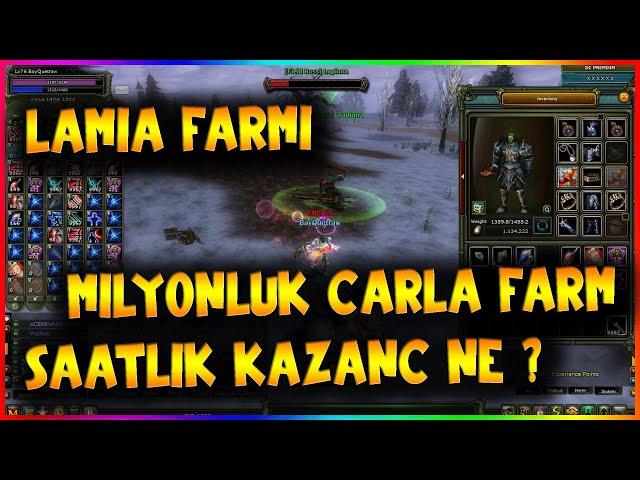 MİLYONLUK CAR İLE LAMİA FARM SAATLIK KAZANC **GB  #knightonlinefarm #knightfarm #knightonline