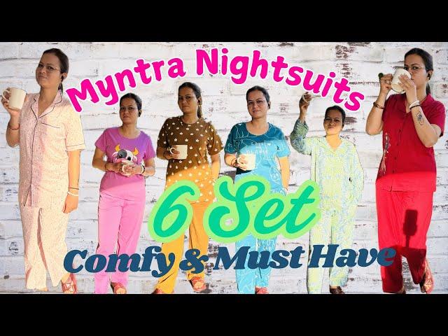 Must have these Night suits || Tried Summer nightsuits from Myntra Rs.436 || Pure Cotton Fabric