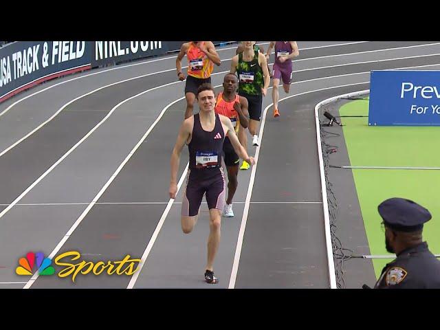 Josh Hoey sets AMERICAN RECORD at USATF Indoor Championships in 800m final | NBC Sports