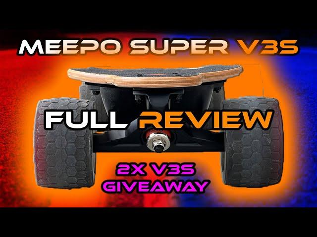 Meepo Super V3S Full Review - 2x V3S Eskate Giveaway Inside #meepo #eskate #electricskateboard