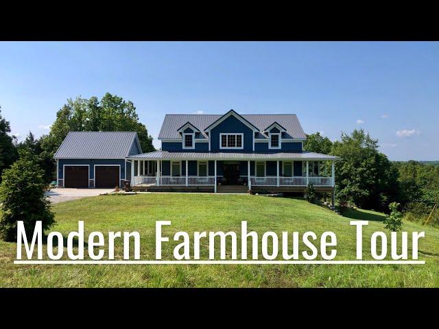 Modern Farmhouse Home Tour! #Buildyourownhouse