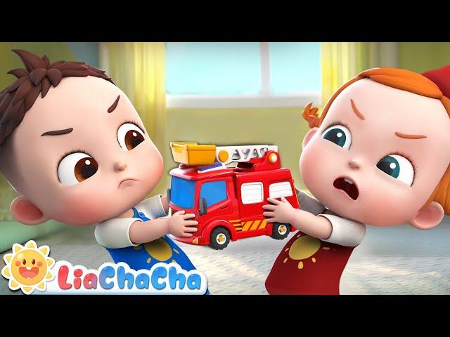 Sharing is Caring | Sharing Toys Song | EP52 | LiaChaCha Nursery Rhymes & Baby Songs