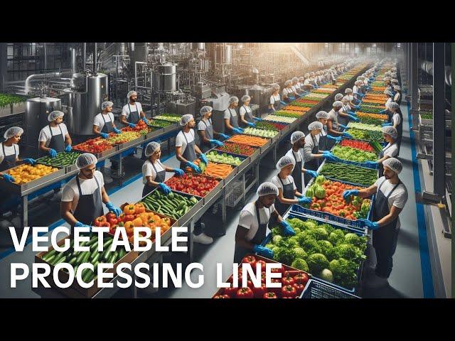 Efficient Vegetable Processing Line | SS Engineers & Consultants