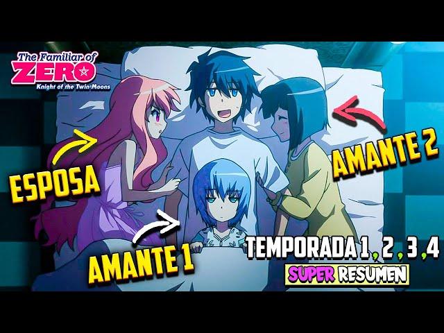 ERA TRATADO como 1 PERR0 pero ACABÓ ENAMORANDO hasta a LA REINA ZERO NO TSUKAIMA 1-4 SUPER RESUMEN