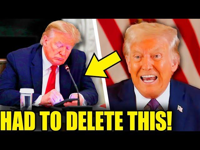 Trump DELETES Post As INSANE Meltdown Instantly BACKFIRES!