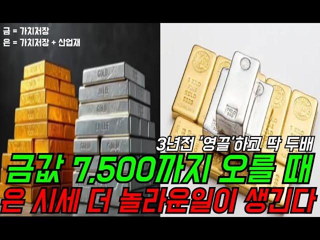 은값 금보다 "강한응축" 교환비율이 완만해 집니다. 이번엔 "은" 슈퍼 장대양봉 쏩니다.
