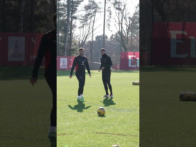 Theo, Morata & Gabbia hitting the crossbar | #shorts