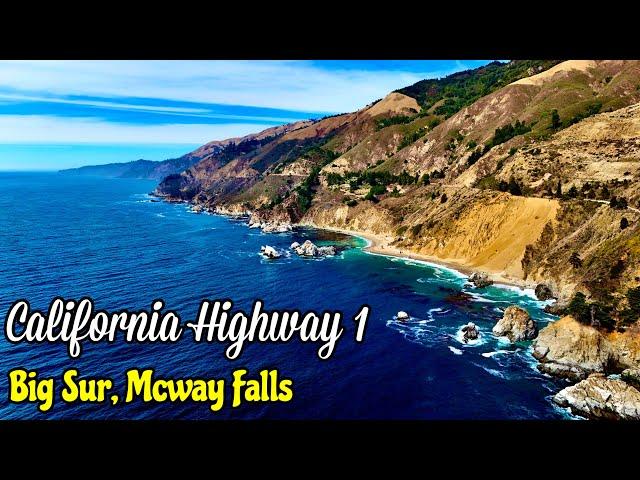 USA EP 05: RoadTrip 2024 | McWay Falls, Big Sur | California 1 | Pacific Coastline | Roving Couple