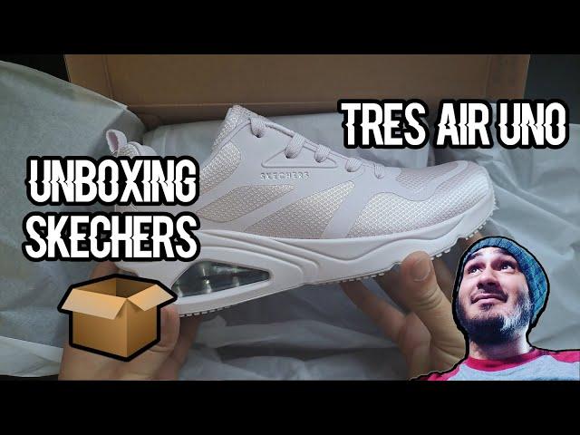 UNBOXING SKECHERS DE MUJER TRES - AIR UNO REVOLUTION - AIRY TENIS LIFESTYLE LILA 