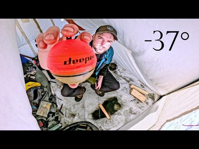 -37° Hot Tent Camp on Frozen Trout Lake