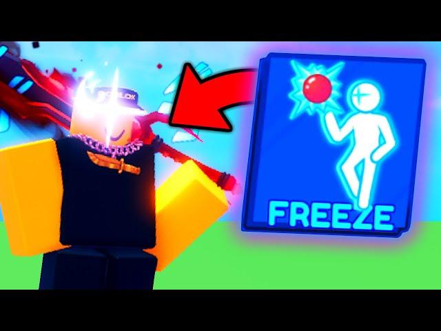 TROLLING With FREEZE In ROBLOX BLADE BALL!