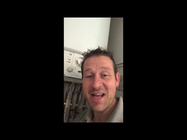 How to drain down a central heating system - Combi boiler