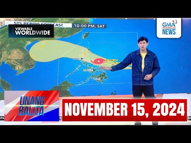 Unang Balita sa Unang Hirit: NOVEMBER 15, 2024 [HD]