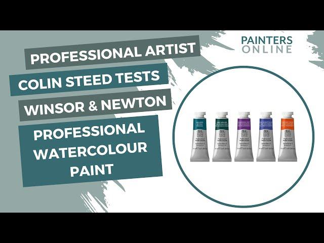 Professional Artist Colin Steed Tests Winsor & Newton Professional Watercolour Paints