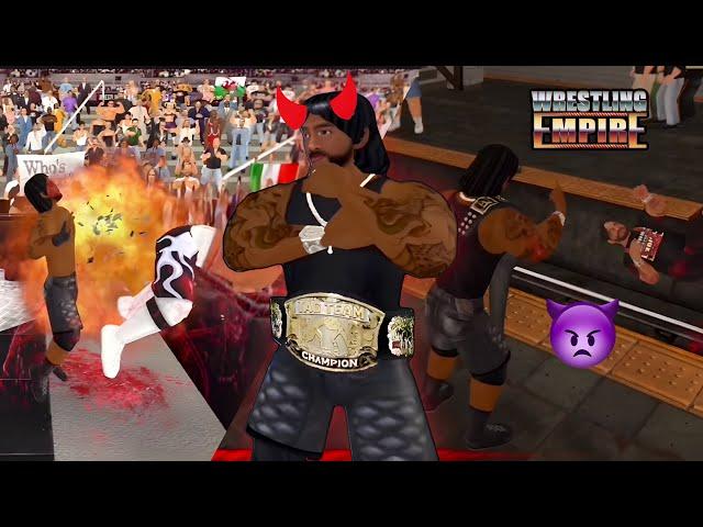 Terrorizing The Champion Until He Agreed To A Match! | Wrestling Empire