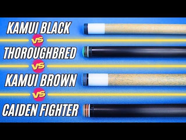 Kamui Black Vs Thoroughbred Vs Kamui Brown Vs Caiden Fighter Tip Comparison Review