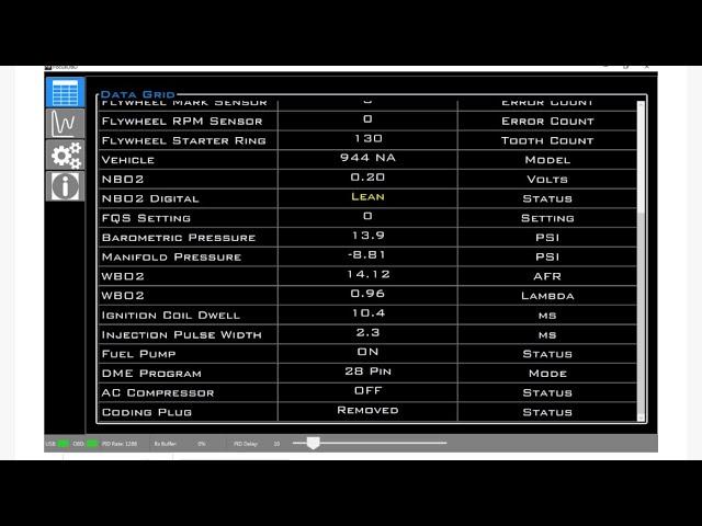 Focus 9 Technology OBD Software DEMO PORSCHE 944