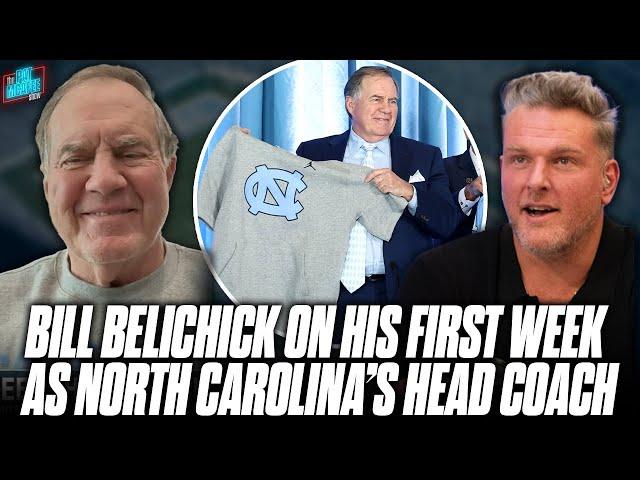 Bill Belichick Breaks Down His First Week As North Carolina's Head Coach | Pat McAfee Show