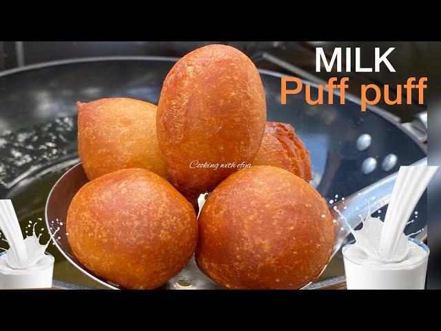 MILK PUFF PUFF RECIPE | HOW TO MAKE MILKY PUFF PUFF  | BOFROT / AUTHENTIC GHANA WET PUFF PUFF RECIPE