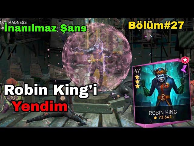 Yok Böyle Bir Şans | Robin King'i Yendim | Efsane Ödül ve Sandık Açımı | Injustice 2 Mobile#27