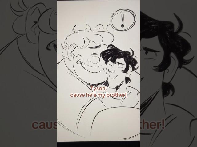 My boy Tyson ️ #epicthemusical #epic #odyssey #percyjackson #pjo #art #animation #pov #drawing