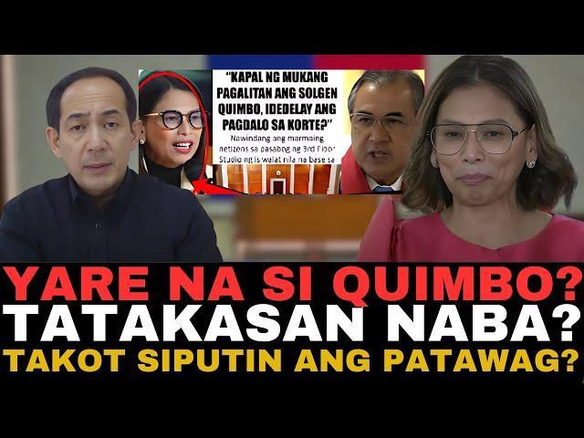 QUIMBO HINDI NA DAW MAHAGILAP TATAKAS NA NGA BA? PETISYON NI VP SARA GUSTONG IPABASURA?